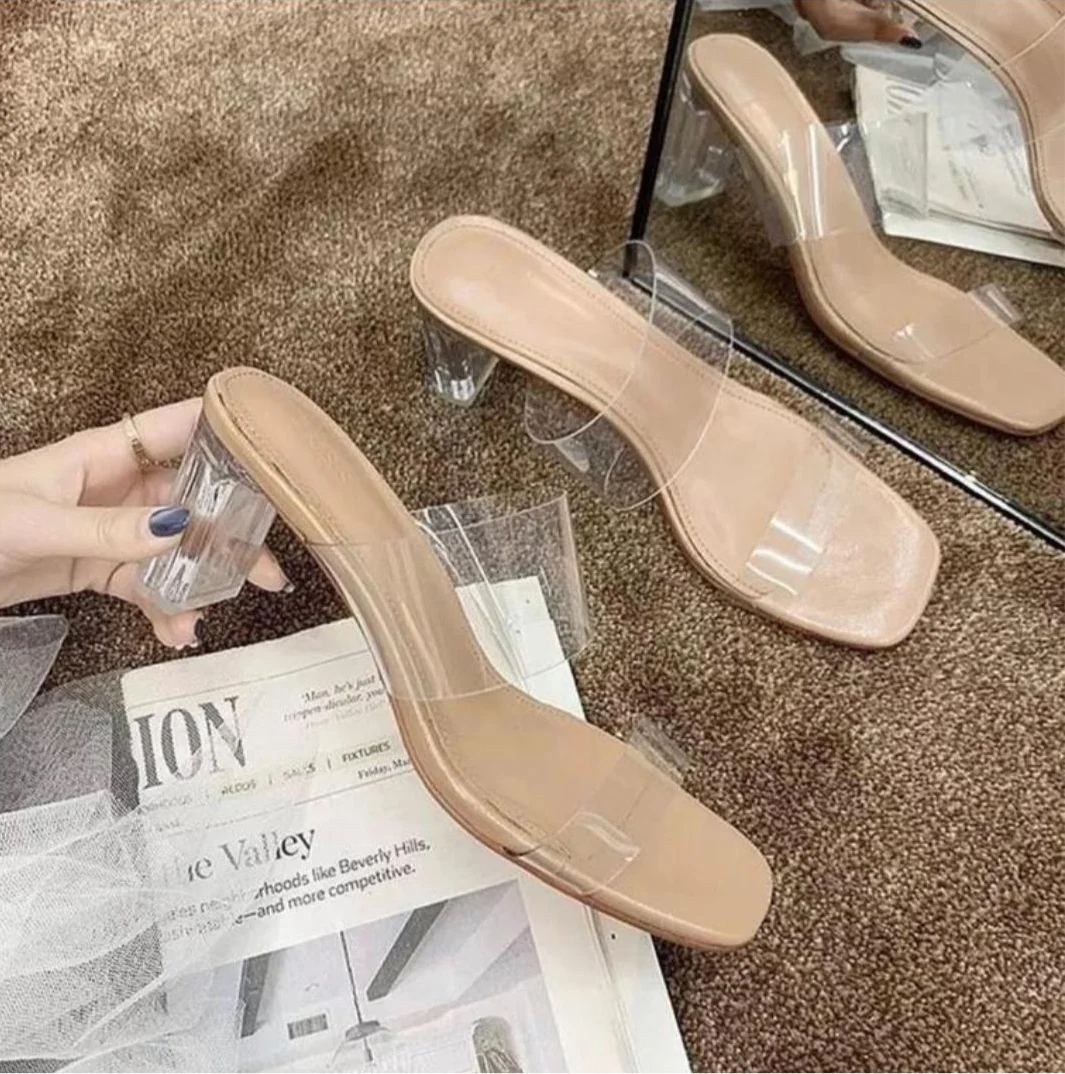 Clear transparent heels - Image 3