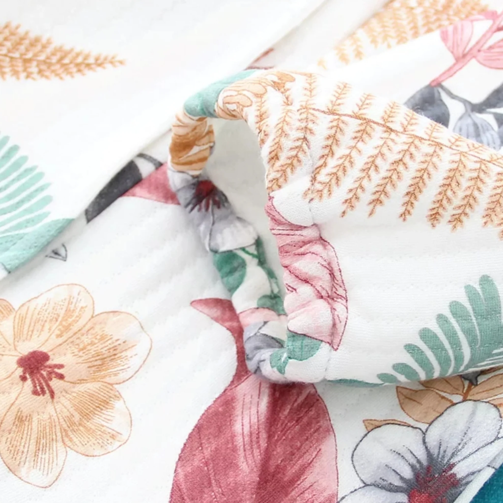 Floral wrap night suit - Image 5