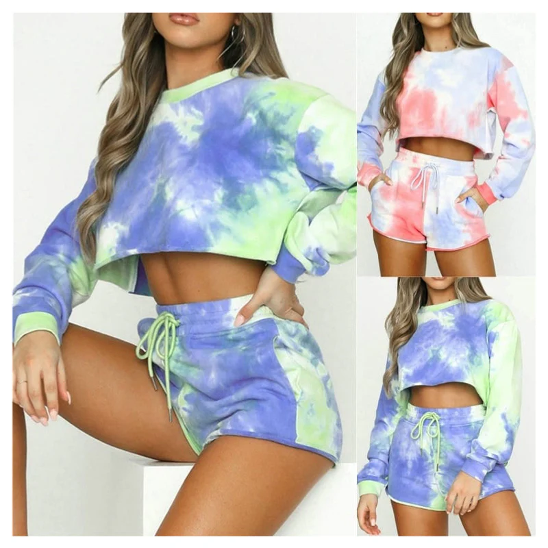 Tie dye shorts set - Image 4
