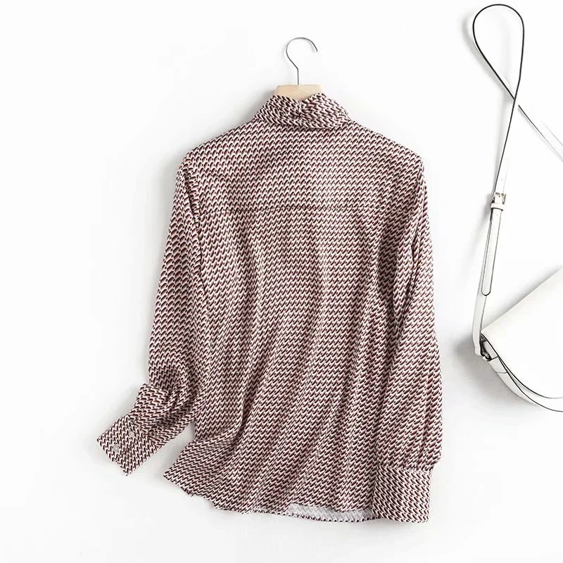 Withered bow vintage blouse - Image 5